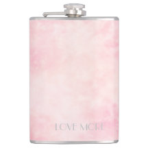 Custom Text Celestial Nebula Vinyl Wrapped Flask