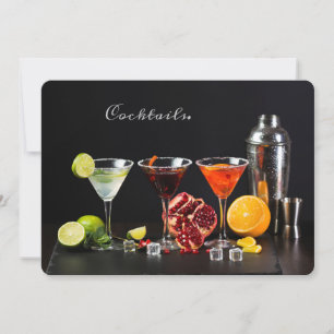 Custom text Cocktail Party invitations