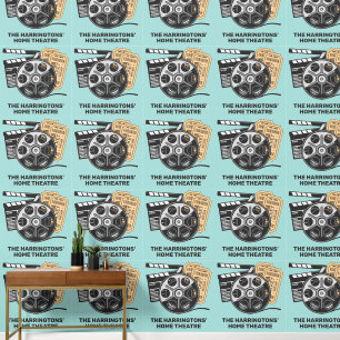 Custom Text & Color Movie Wallpaper