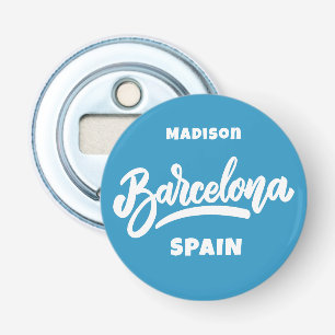 Custom Text & Colour Barcelona Bottle Opener