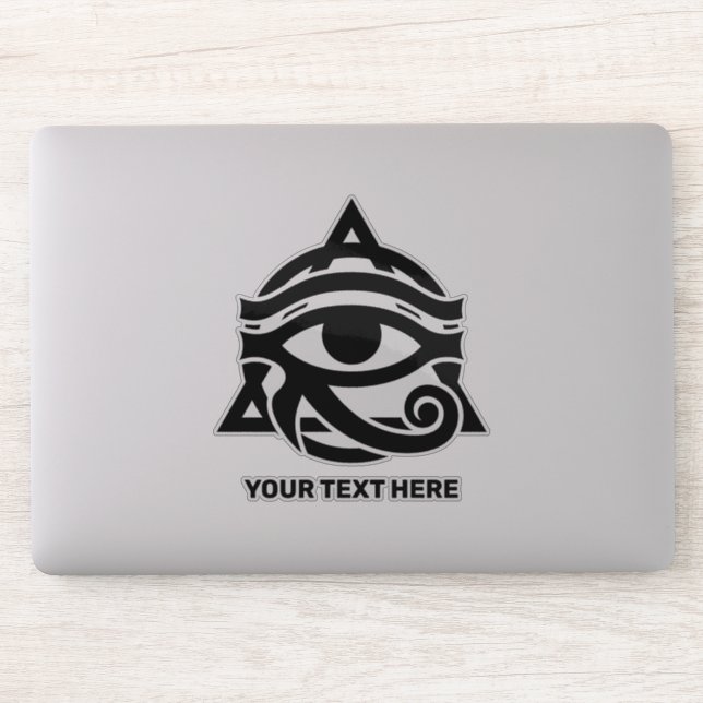 Custom Text & Colour Eye of Horus (Computer)