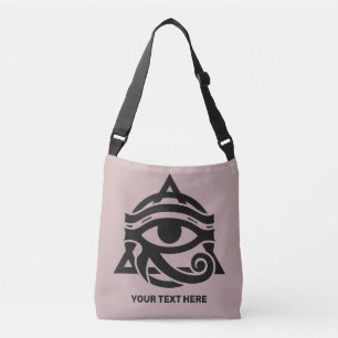 Custom Text & Colour Eye of Horus Crossbody Bag