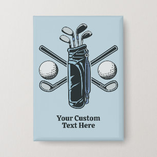 Custom Text & Colour Golf