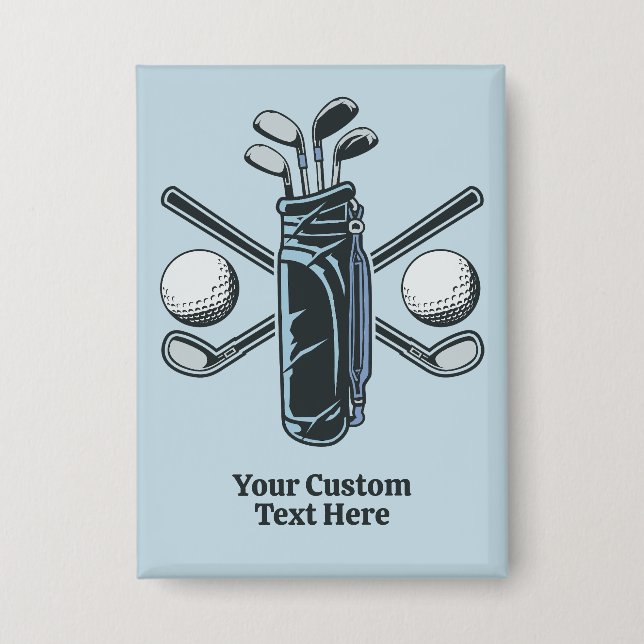 Custom Text & Colour Golf (Front)