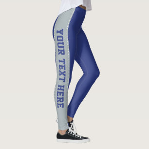 Custom text & colour leggings