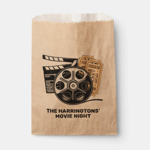 Custom Text & Colour Movie Favour Bag