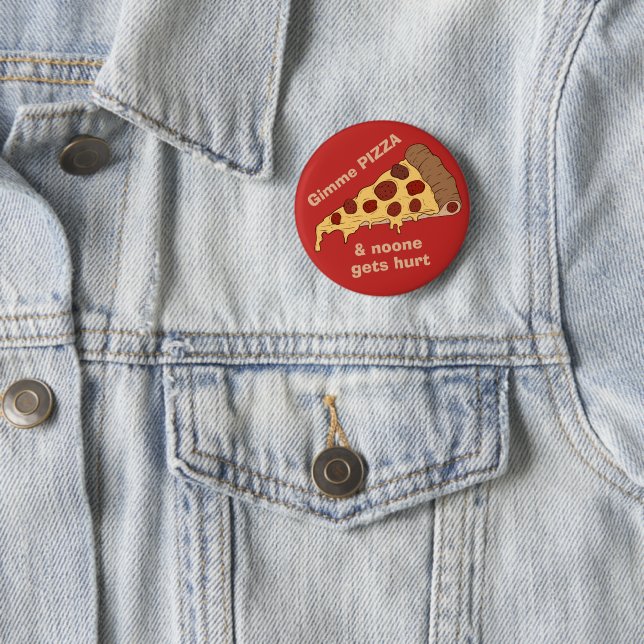 Custom Text & Colour Pizza Slice buttons (In Situ)