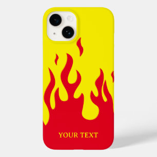 [Custom text & colour] stylised flames Case-Mate iPhone 14 Case