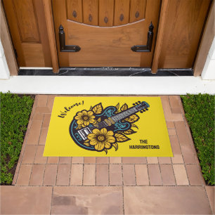Custom Text & Colour Ukulele Doormat