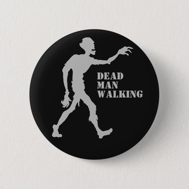 Custom text & colour Zombie button (Front)