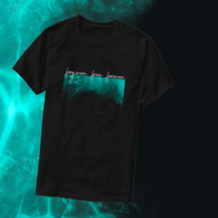 Custom Text Cool Ice Modern Forgiven Christian  T-Shirt