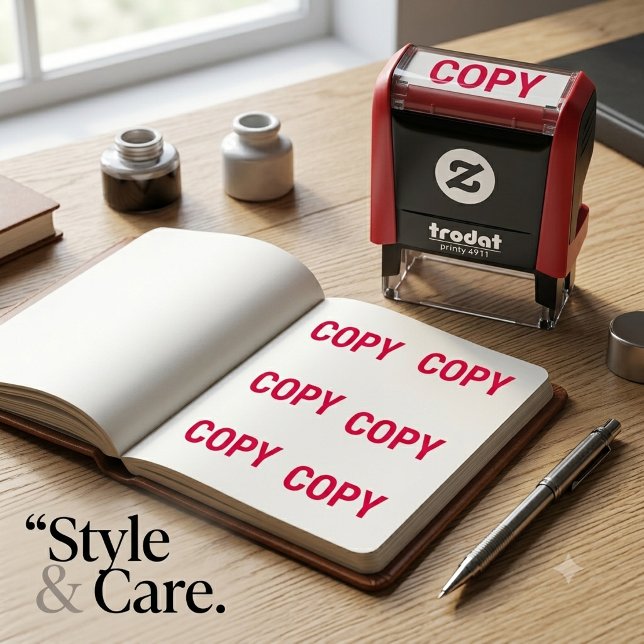 Custom Text COPY Self-Inking Office Stamp (Custom Text COPY Self-Inking Office Stamp)