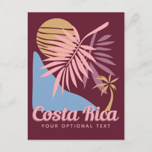 Custom Text Costa Rica Postcard