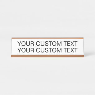Custom Text Coworker Employee New Job Personalised Desk Name Plate
