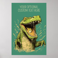 Custom Text Crocodile