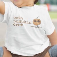 Custom Text Cute Pumpkin Crew Toddler &