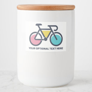 Custom Text Cycling Food Label