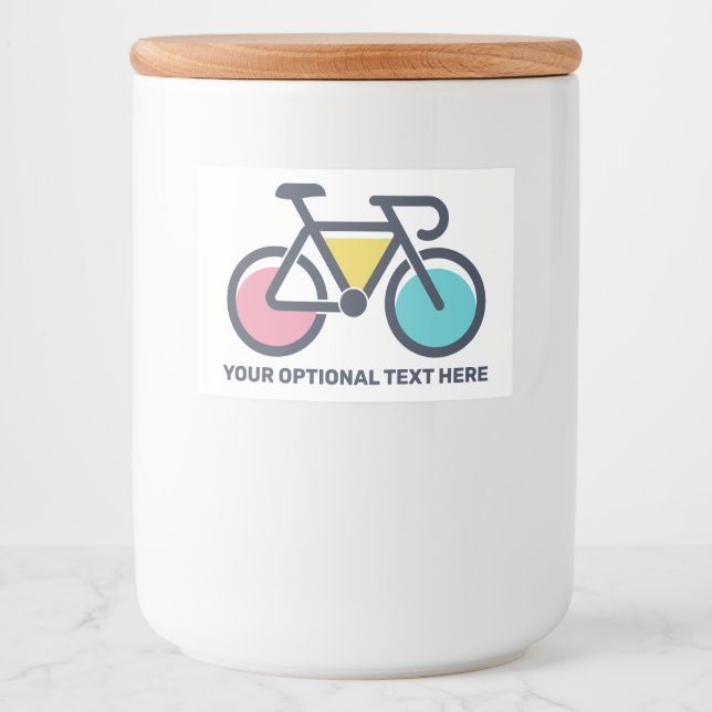 Custom Text Cycling Food Label (Front)