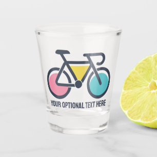 Custom Text Cycling Shot Glass