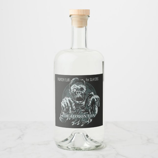 Custom text DEADMONTON labels (Front)