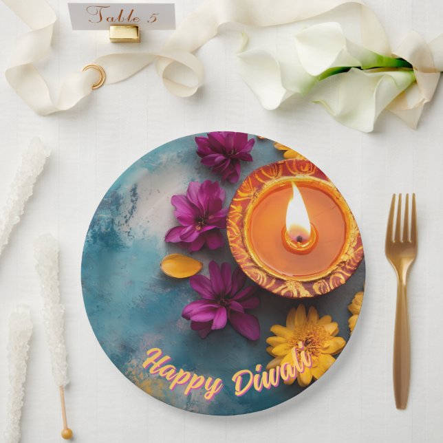 Custom text, Diwali Delight Plate (Wedding)