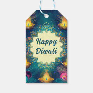 Custom text, Diwali Splendour Tag Glow & Celebrat