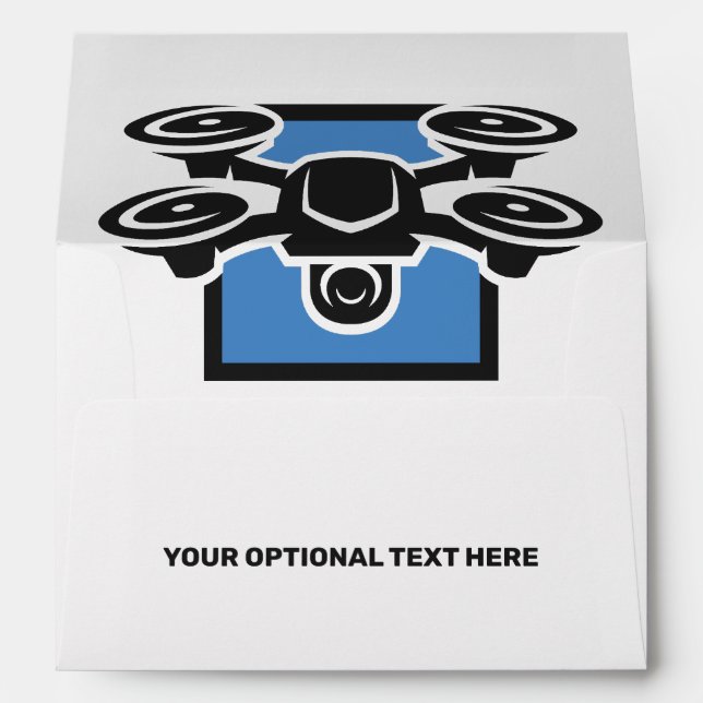 Custom Text Drone Envelope (Back (Bottom))