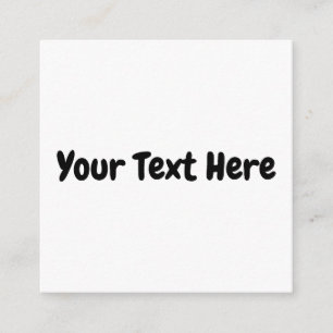 Custom Text  Enclosure Card