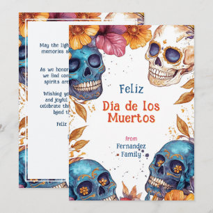 💀Custom text Eternal Embrace greeting card