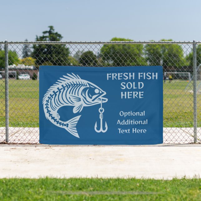 Custom Text Fish Banner (Insitu)