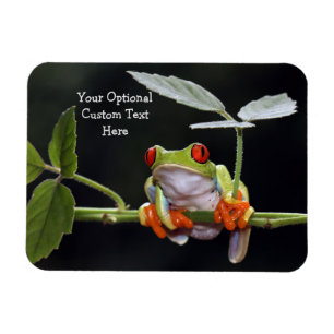 Custom Text Frog Magnet