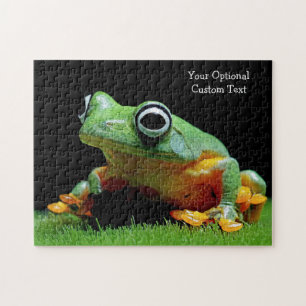 Custom Text Frog Puzzles