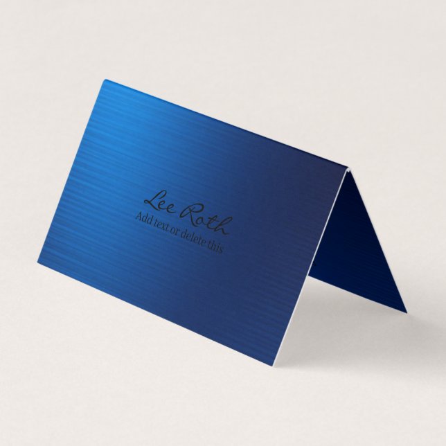 Custom Text | Full Contact | Full customisation Business Card (Front)