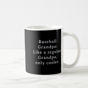 Custom Text Funny Grandpa Baseball T Shirt  Coffee Mug