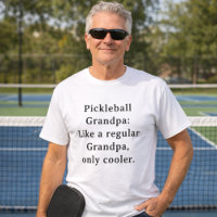Custom Text Funny Grandpa Pickleball 