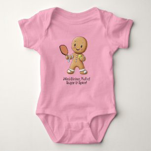 Custom text Gingerbread Sweetie  Baby Bodysuit