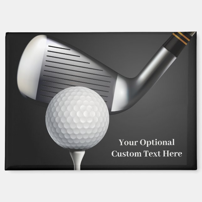 Custom Text Golf Magnet (Front)
