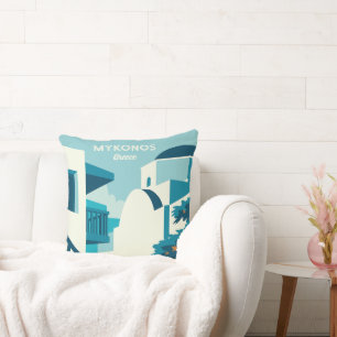Custom Text Greece Cushion