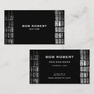 CUSTOM TEXT - Grey Bricks Business Card