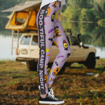 Custom Text Halloween Boo-tiful Camp Night Leggings<br><div class="desc">Get ready for a "boo-tiful" Halloween with our Custom Text Halloween Camp Night design! This captivating abstract pattern is the perfect complement to your spooky celebrations. Personalise it with your own text for a unique touch and let the Halloween magic come alive. Whether you're planning a campfire gathering or an...</div>