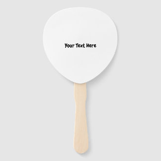 Custom Text  Hand Fan