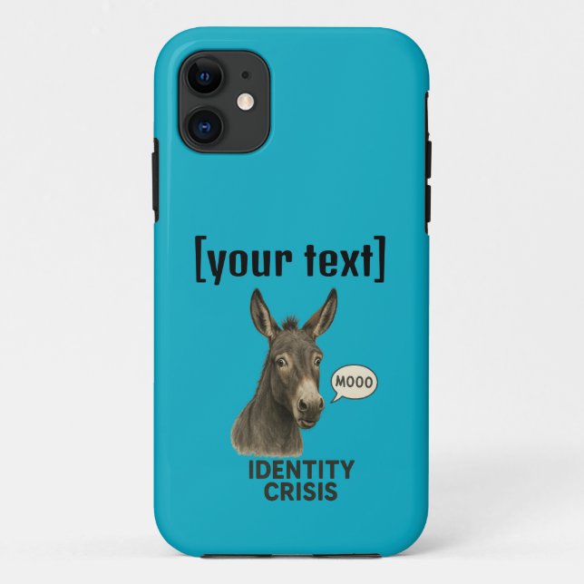Custom Text Hilarious  Case-Mate iPhone Case (Back)