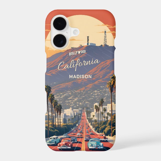 Custom Text Hollywood California (Back)