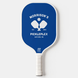 Custom Text Home Court Pickleball Paddle