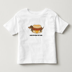 Custom Text Hot Dog T-Shirt