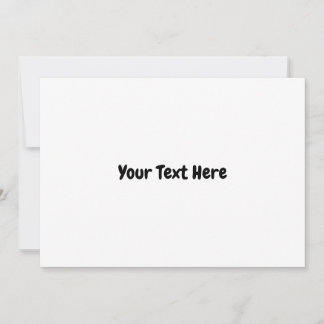 Custom Text Invitation