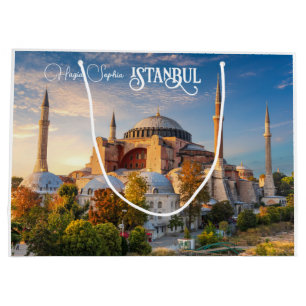 Custom Text Istanbul Large Gift Bag