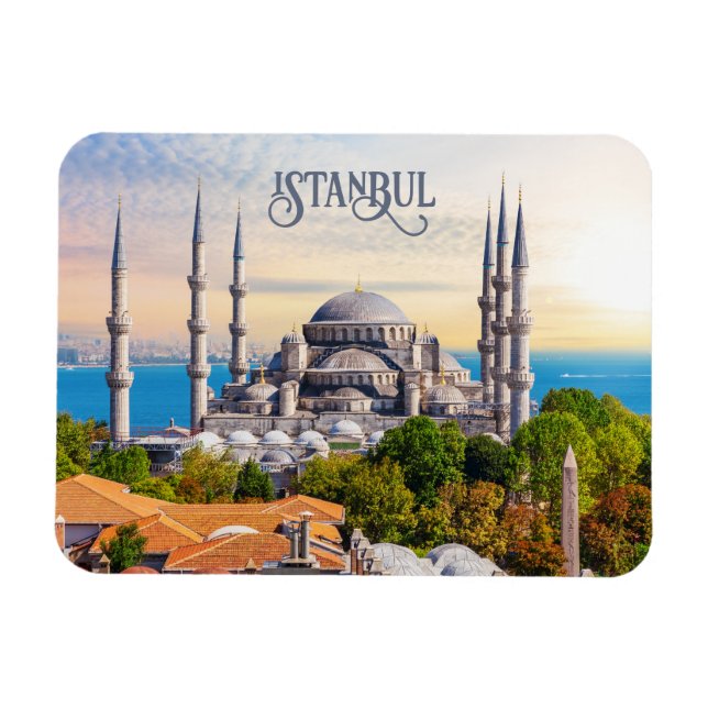Custom Text Istanbul Magnet (Horizontal)