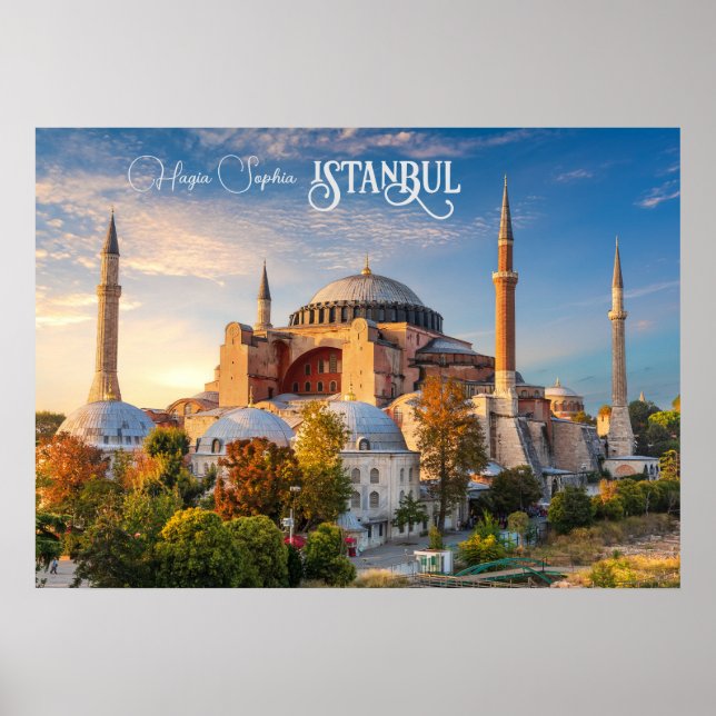 Custom Text Istanbul Poster (Front)