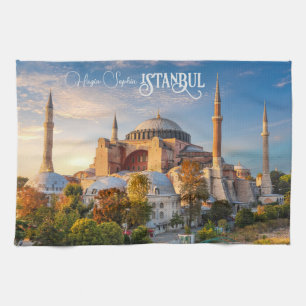 Custom Text Istanbul Tea Towel
